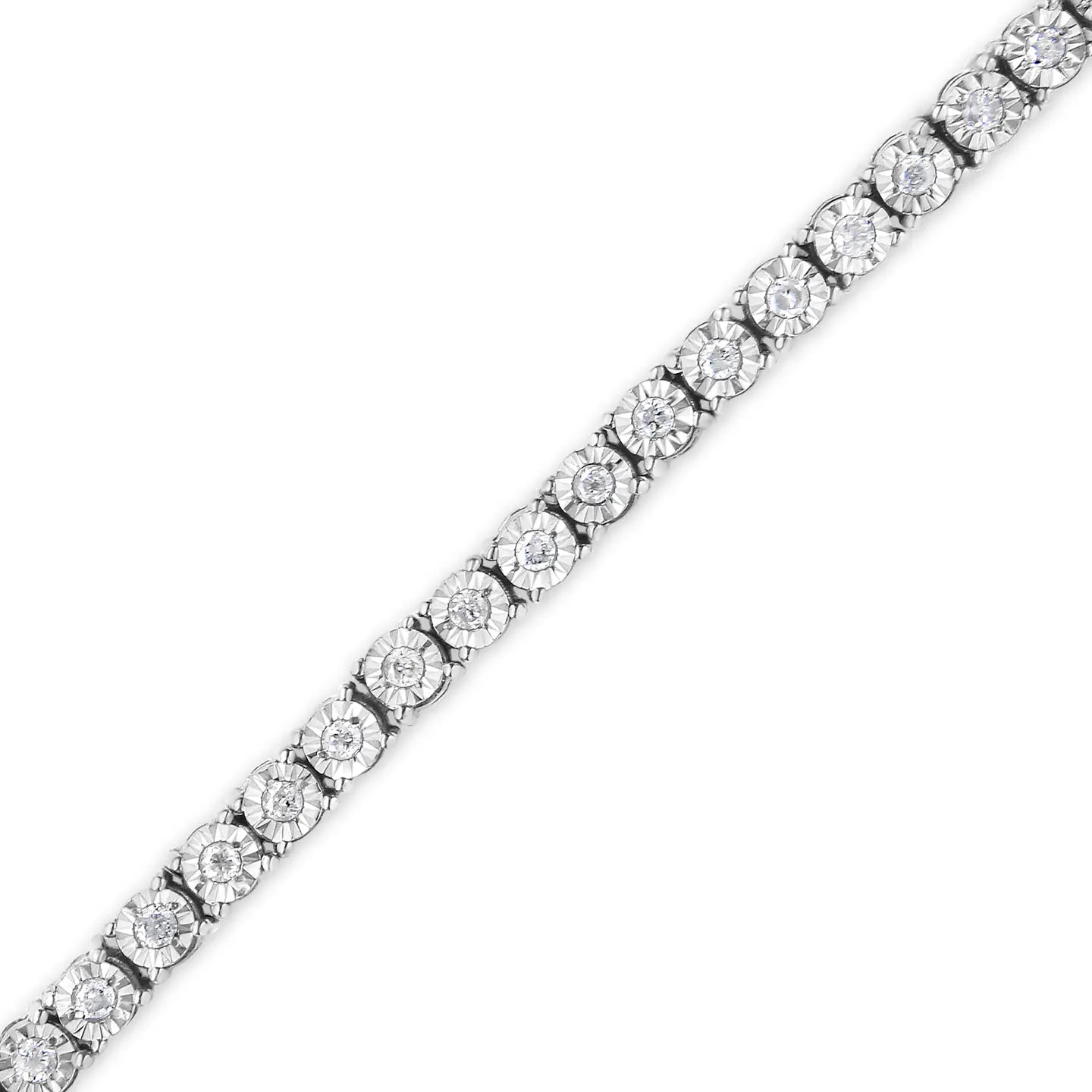 1 Carat Diamond Tennis Bracelet in Sterling Silver